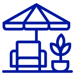 Terrasses et espaces verts