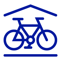 2 locaux vélos facilement accessibles