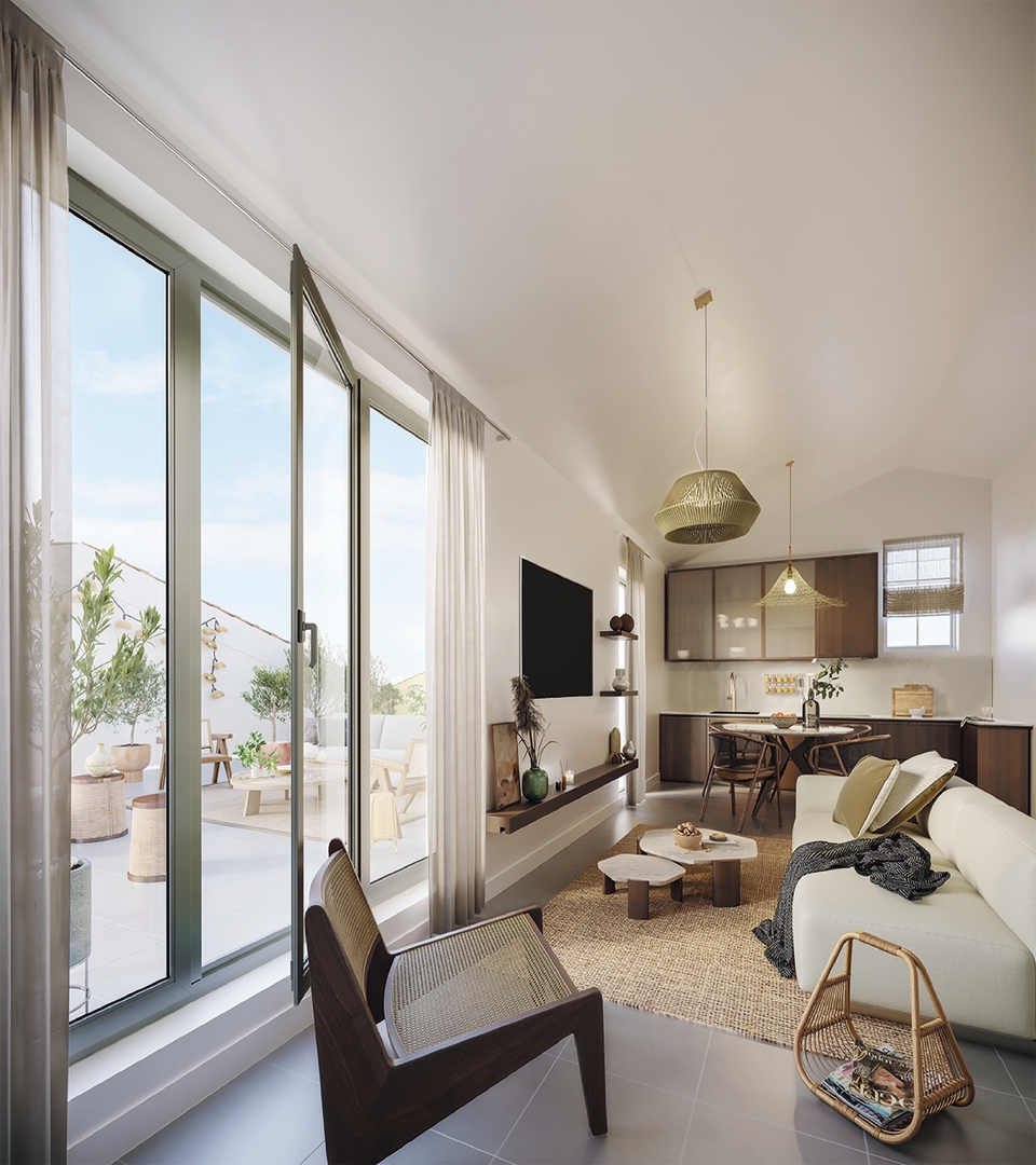 Les lots du programme immobilier Porte Lamanon