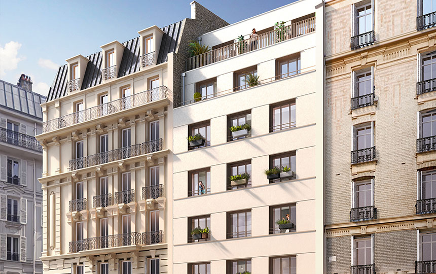Programme immobilier à Paris 19